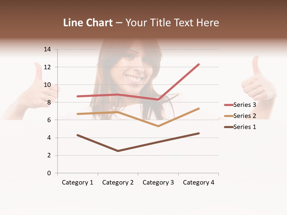 Woman Person Billboard PowerPoint Template