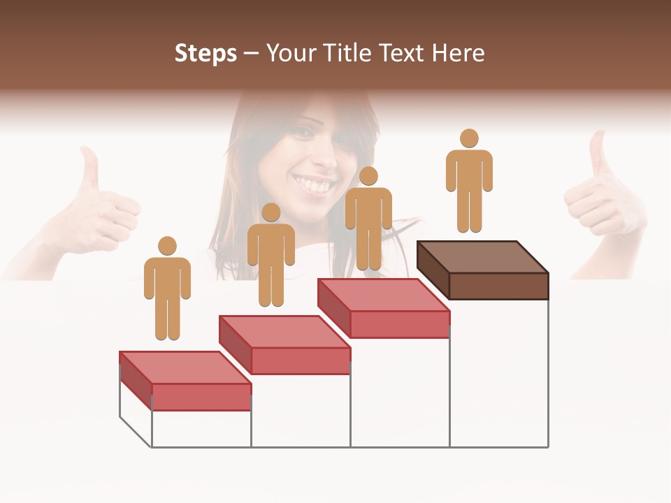 Woman Person Billboard PowerPoint Template