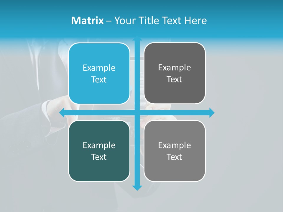 Concept Innovative Man's Suit PowerPoint Template