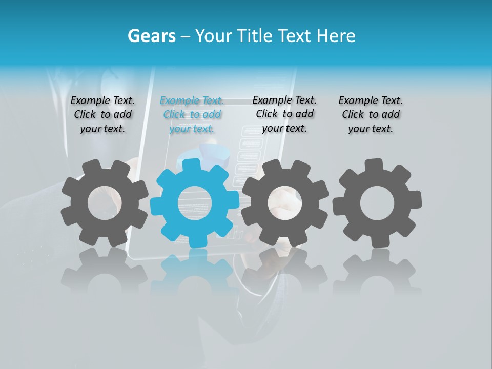 Concept Innovative Man's Suit PowerPoint Template