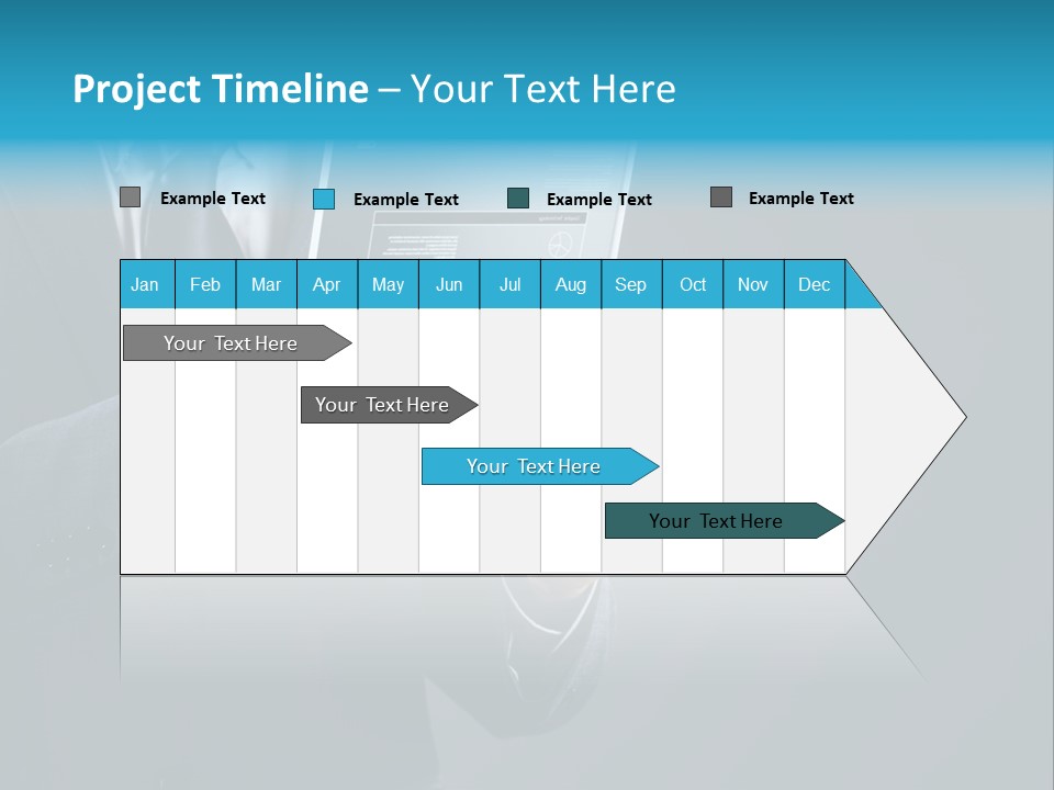 Concept Innovative Man's Suit PowerPoint Template