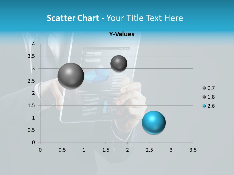 Concept Innovative Man's Suit PowerPoint Template