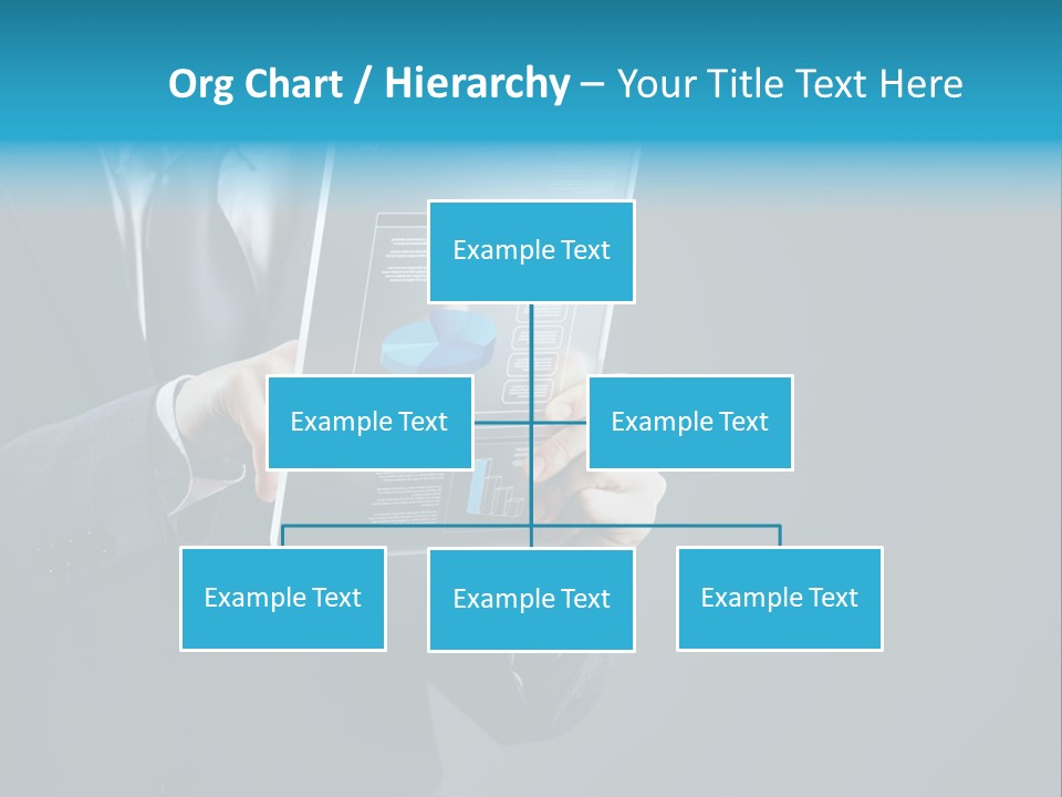 Concept Innovative Man's Suit PowerPoint Template