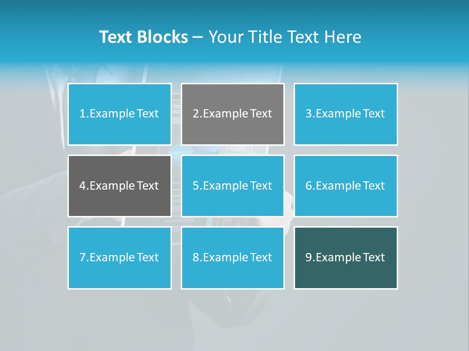 Concept Innovative Man's Suit PowerPoint Template