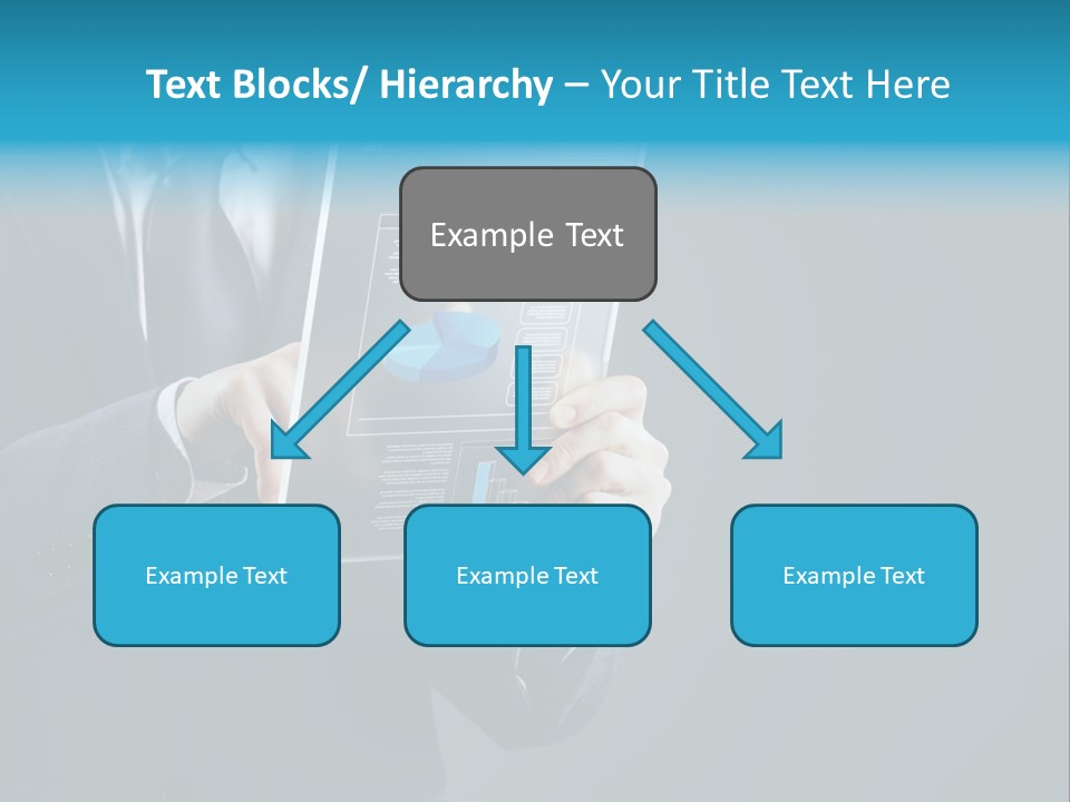 Concept Innovative Man's Suit PowerPoint Template