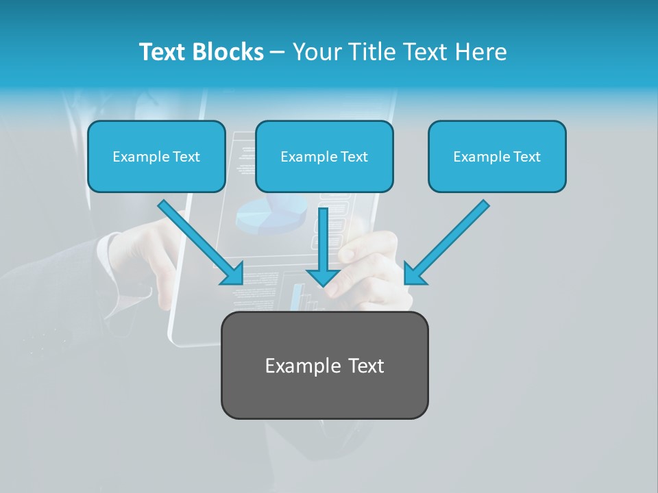 Concept Innovative Man's Suit PowerPoint Template