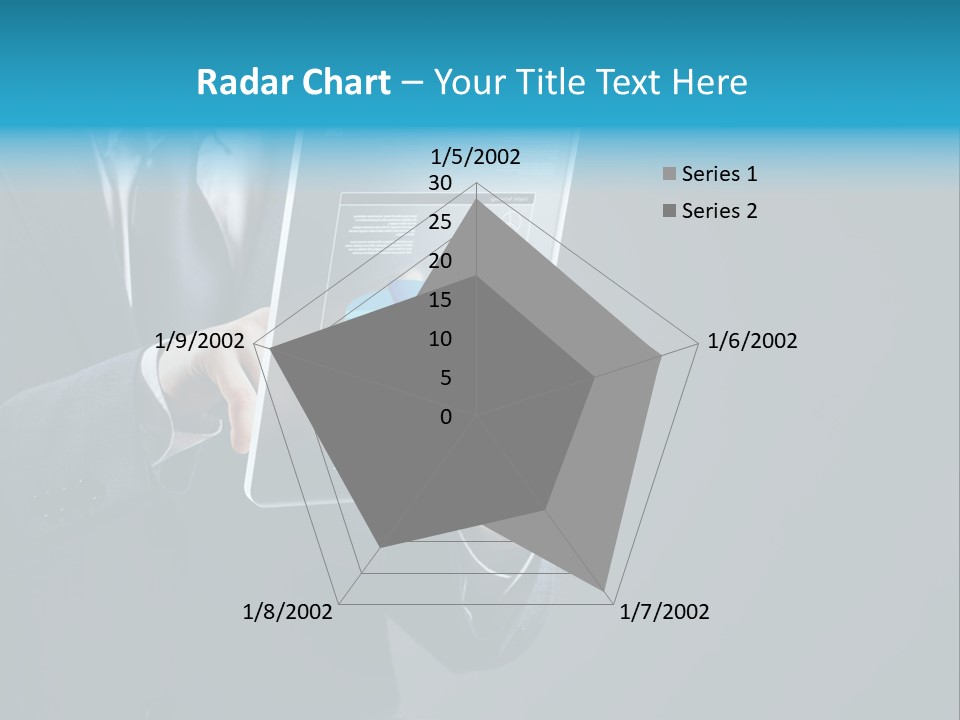 Concept Innovative Man's Suit PowerPoint Template