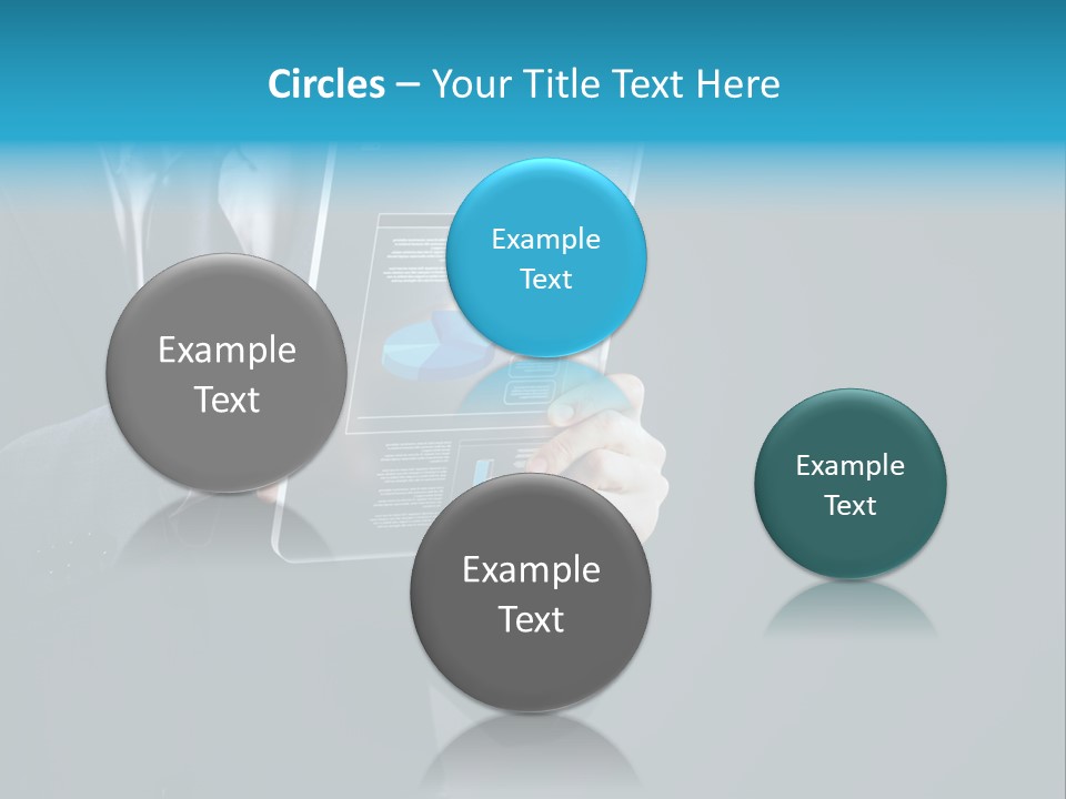 Concept Innovative Man's Suit PowerPoint Template