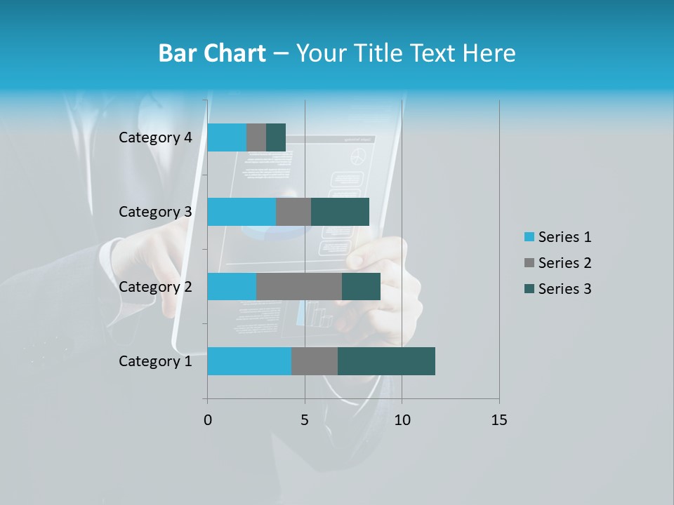 Concept Innovative Man's Suit PowerPoint Template