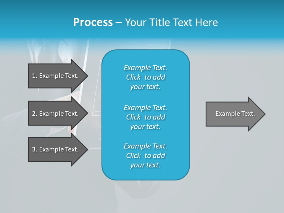 Concept Innovative Man's Suit PowerPoint Template