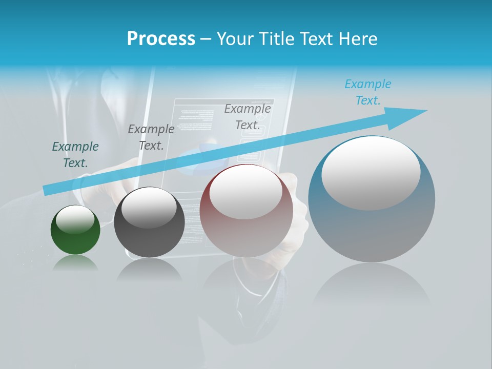 Concept Innovative Man's Suit PowerPoint Template