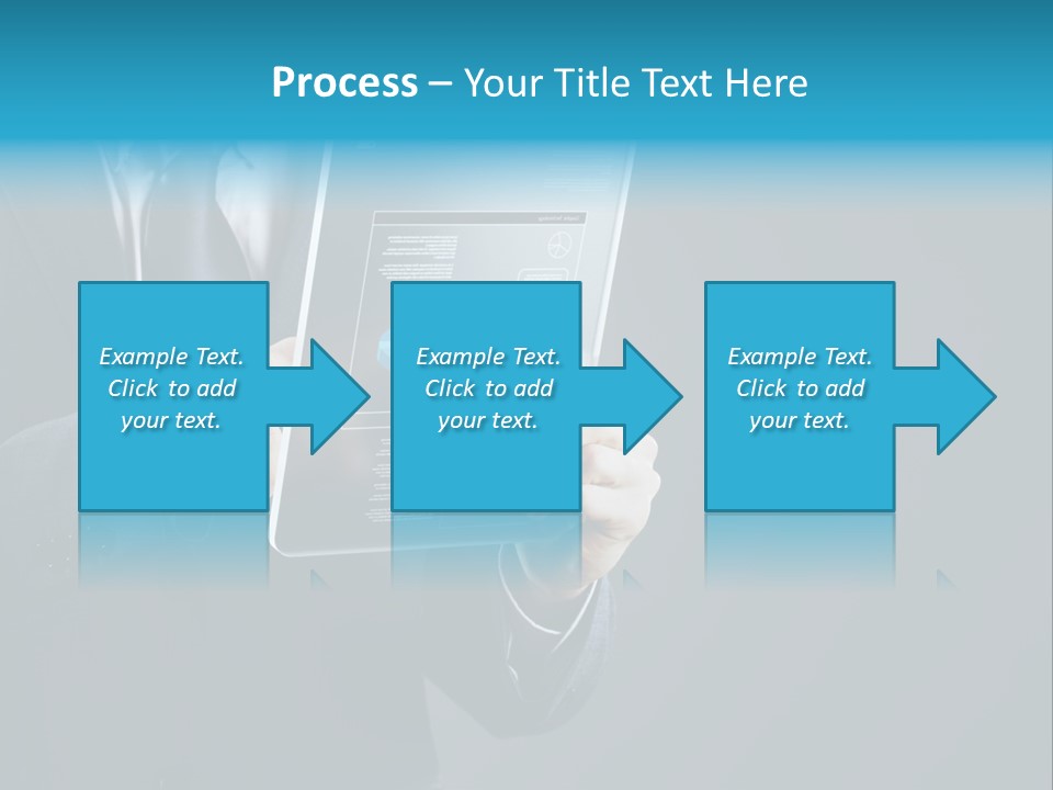 Concept Innovative Man's Suit PowerPoint Template