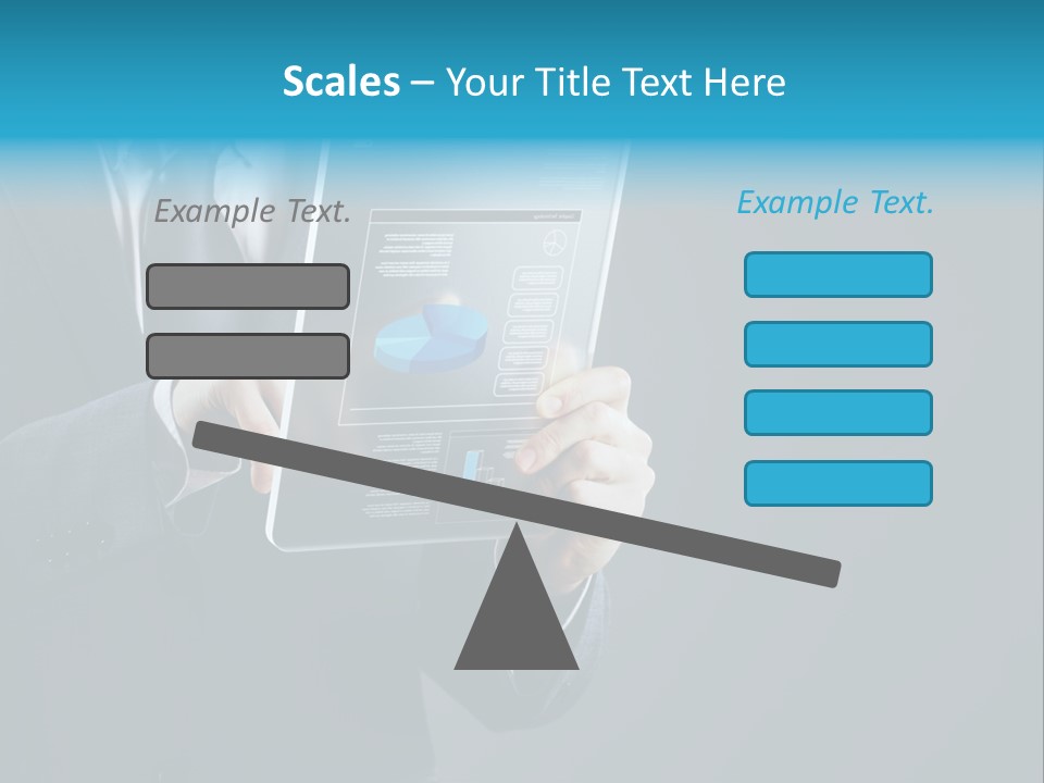 Concept Innovative Man's Suit PowerPoint Template