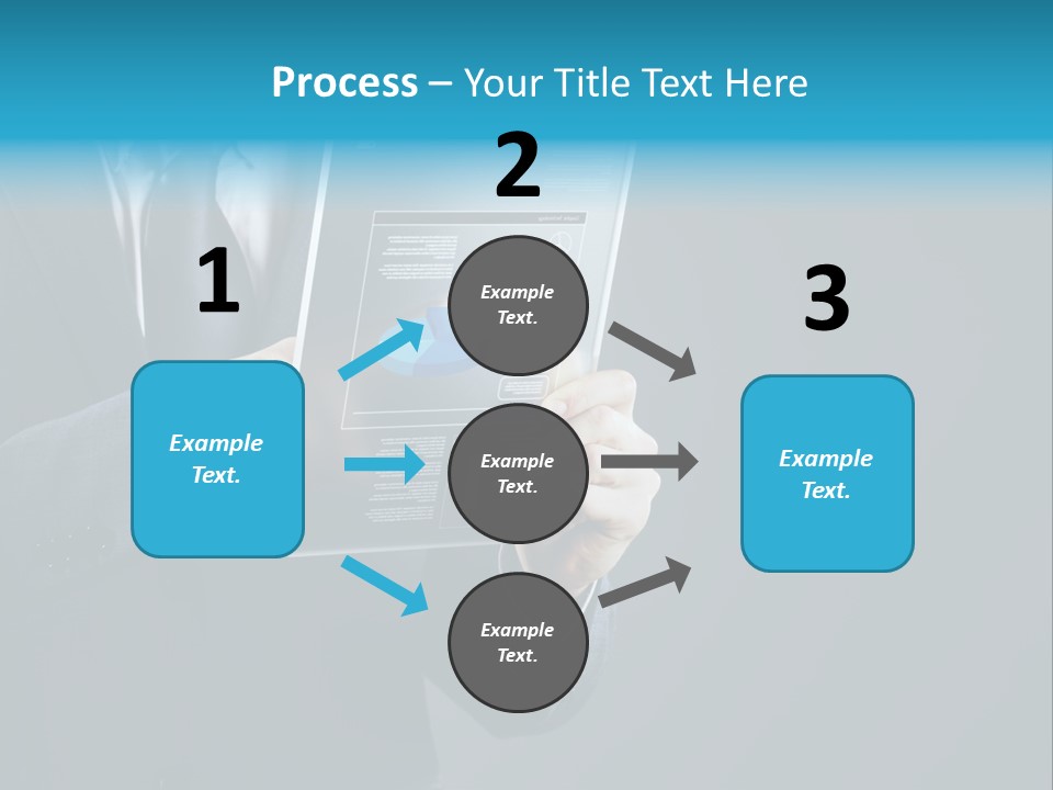 Concept Innovative Man's Suit PowerPoint Template