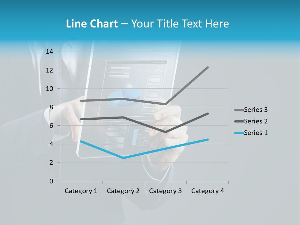 Concept Innovative Man's Suit PowerPoint Template