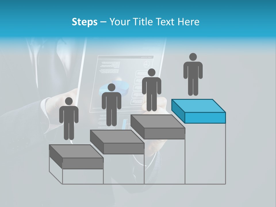 Concept Innovative Man's Suit PowerPoint Template