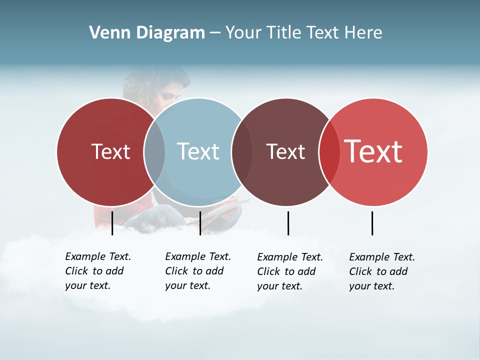 Girl Female Write PowerPoint Template