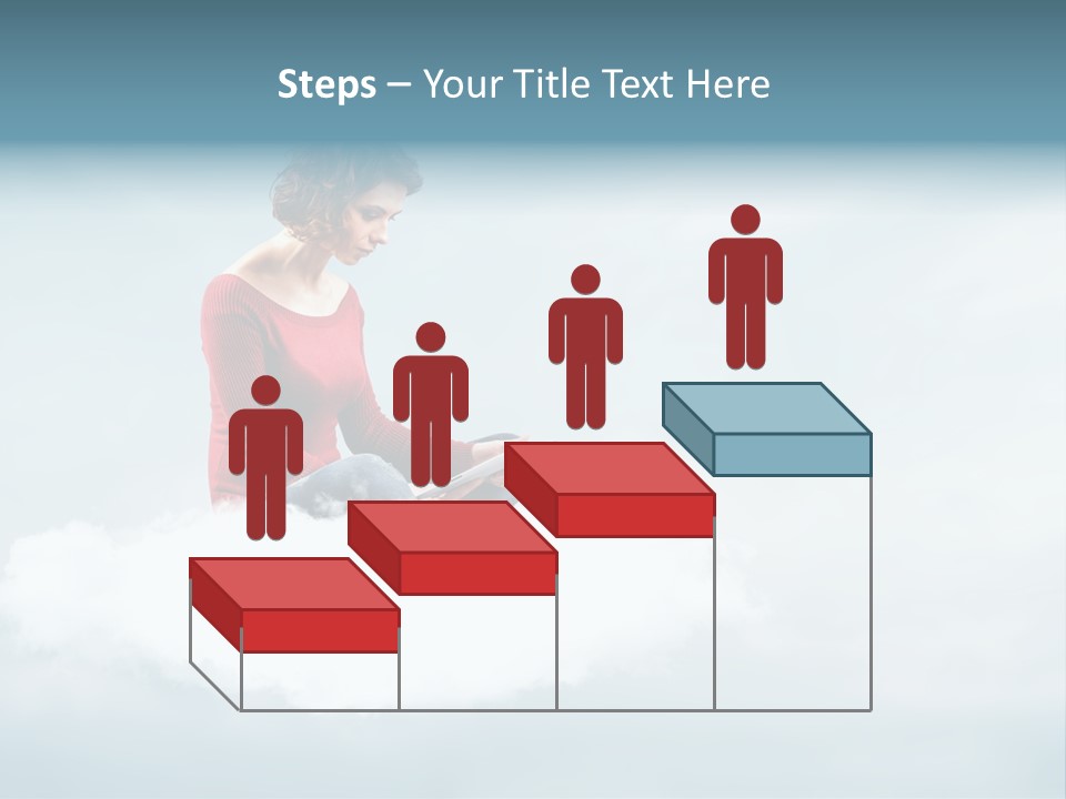 Girl Female Write PowerPoint Template