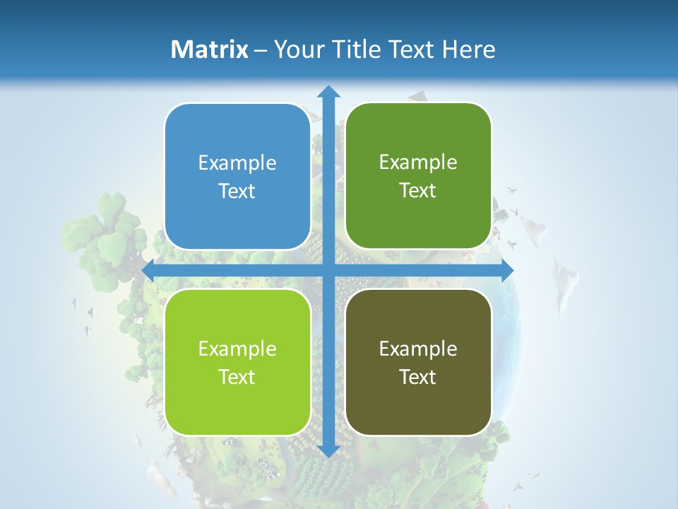 Birds Clouds Water PowerPoint Template