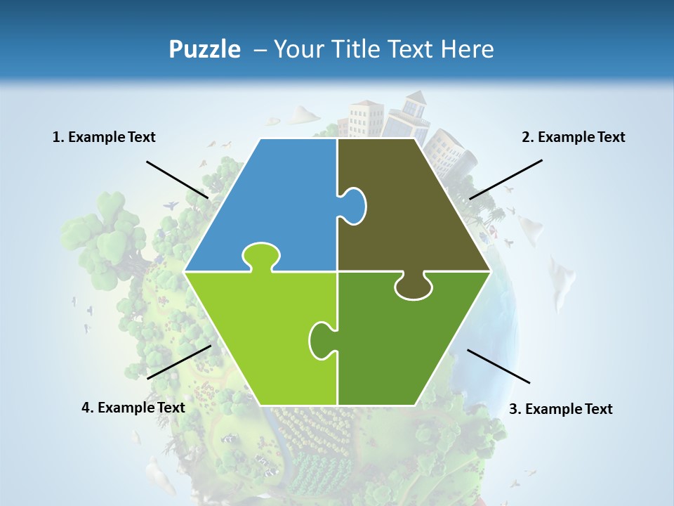 Birds Clouds Water PowerPoint Template