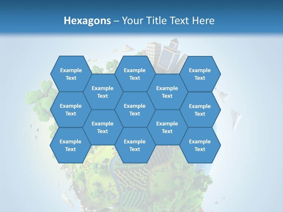 Birds Clouds Water PowerPoint Template