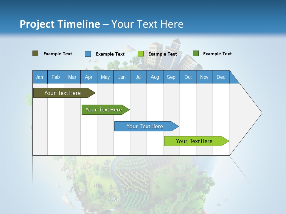 Birds Clouds Water PowerPoint Template