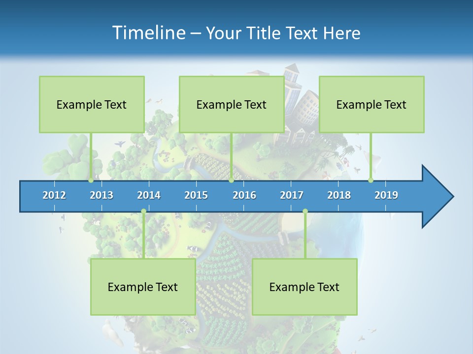 Birds Clouds Water PowerPoint Template