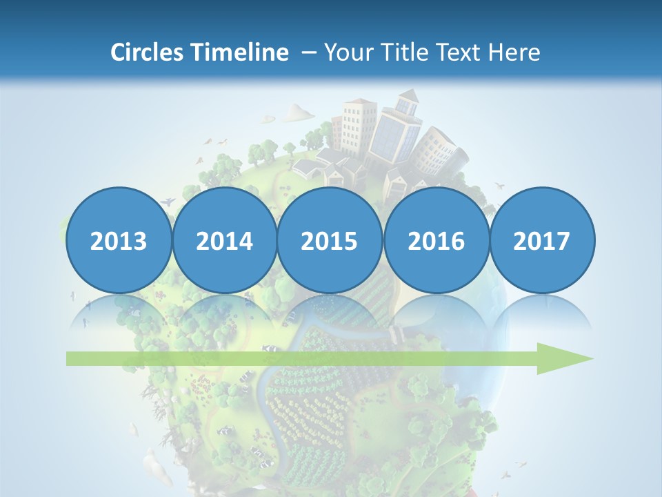 Birds Clouds Water PowerPoint Template