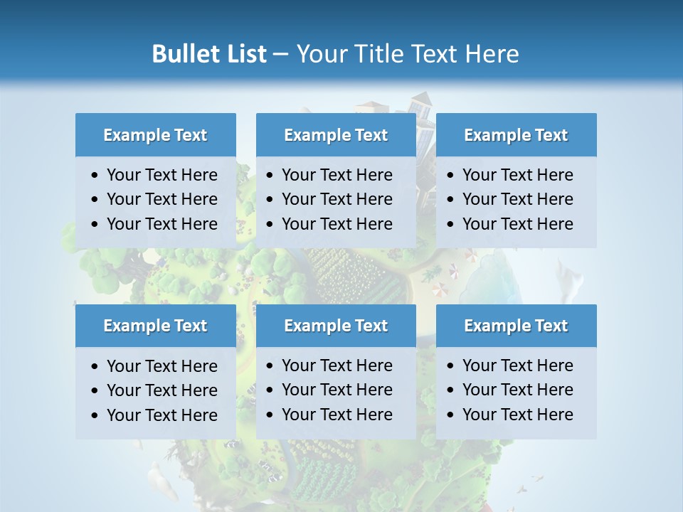 Birds Clouds Water PowerPoint Template