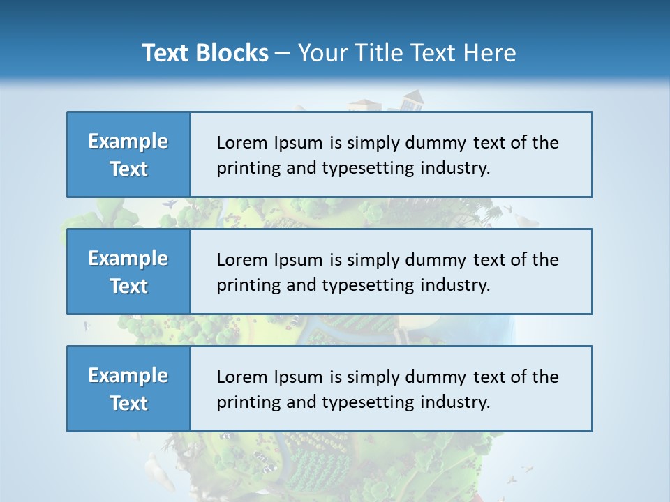 Birds Clouds Water PowerPoint Template