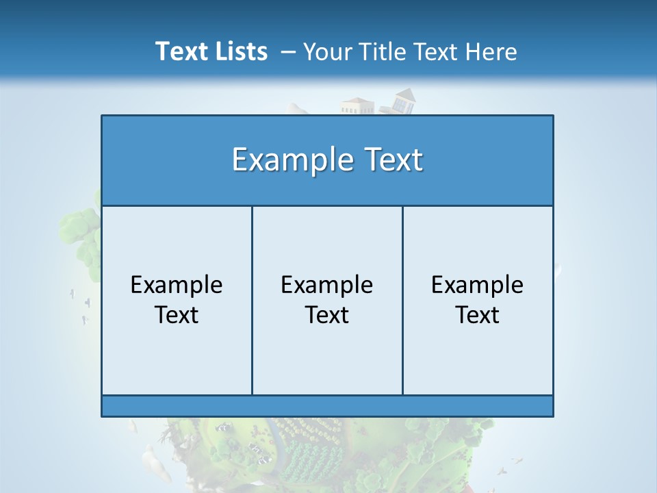 Birds Clouds Water PowerPoint Template