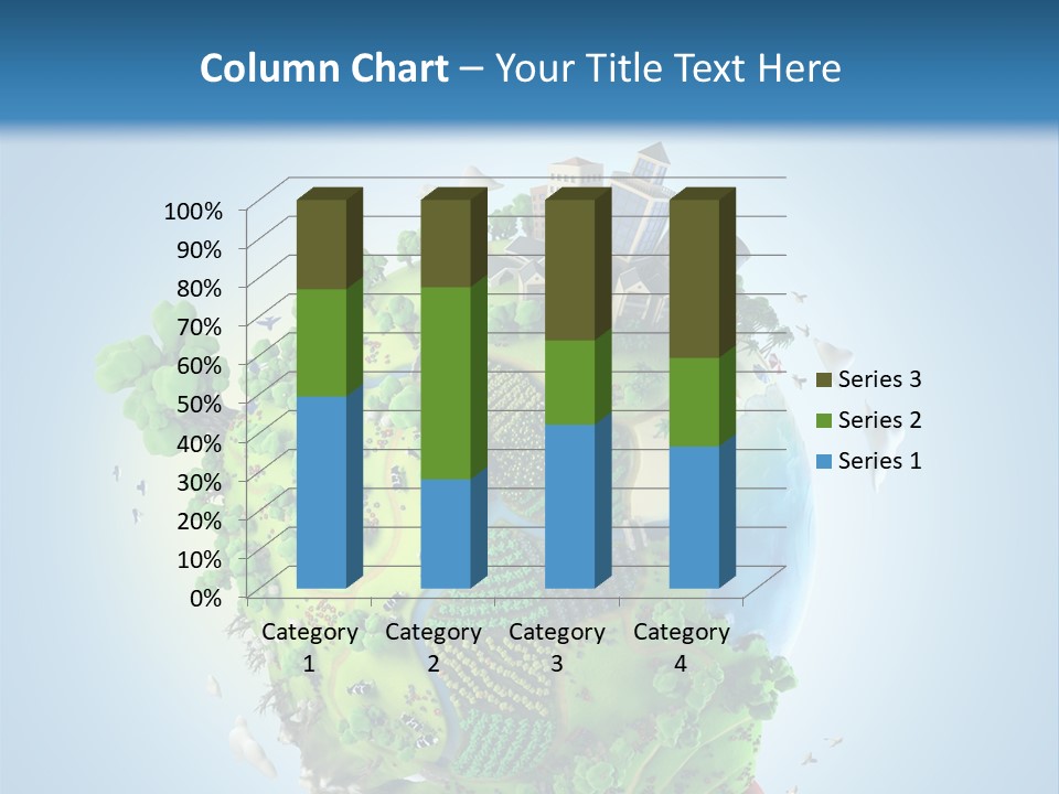 Birds Clouds Water PowerPoint Template