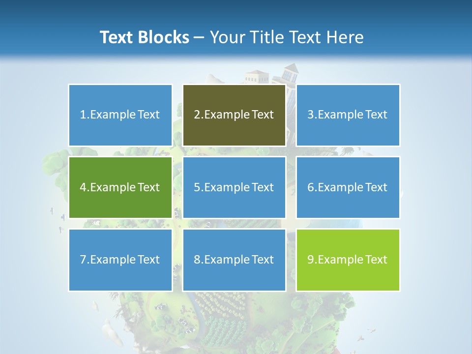 Birds Clouds Water PowerPoint Template