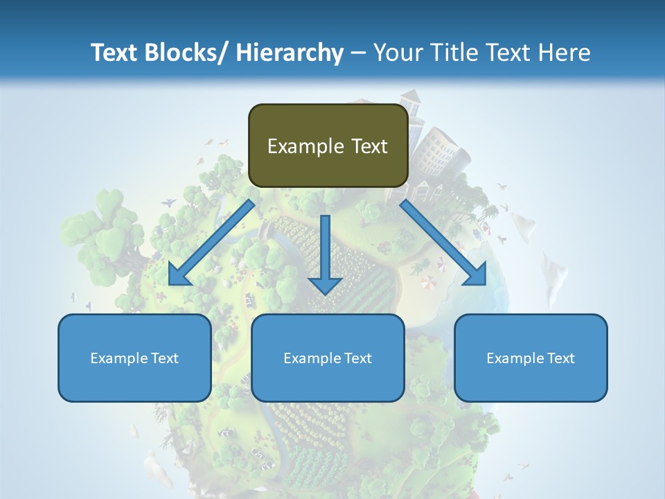 Birds Clouds Water PowerPoint Template