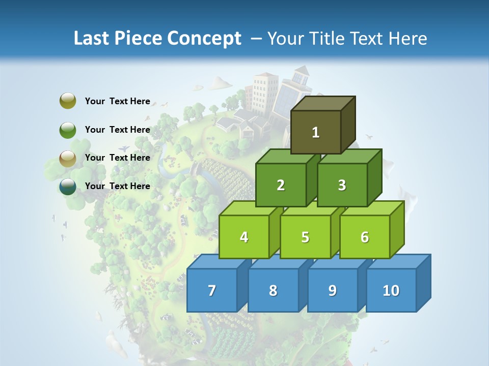 Birds Clouds Water PowerPoint Template