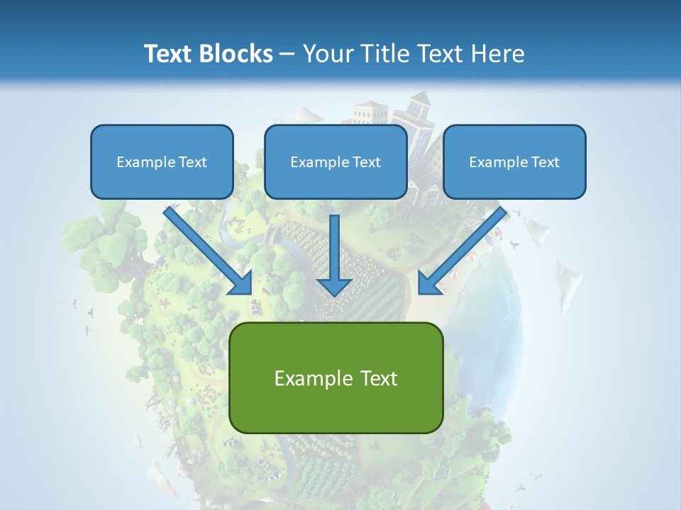 Birds Clouds Water PowerPoint Template