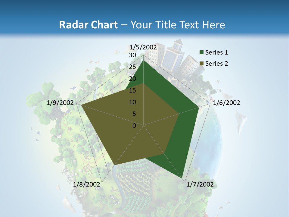 Birds Clouds Water PowerPoint Template
