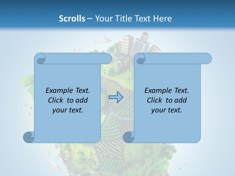 Birds Clouds Water PowerPoint Template