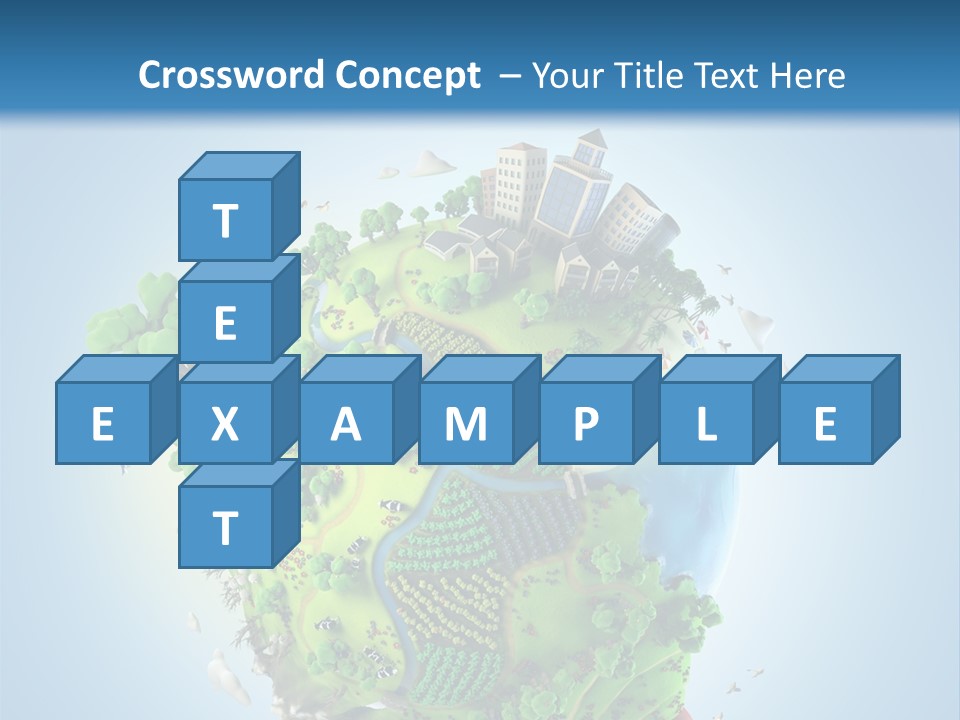 Birds Clouds Water PowerPoint Template