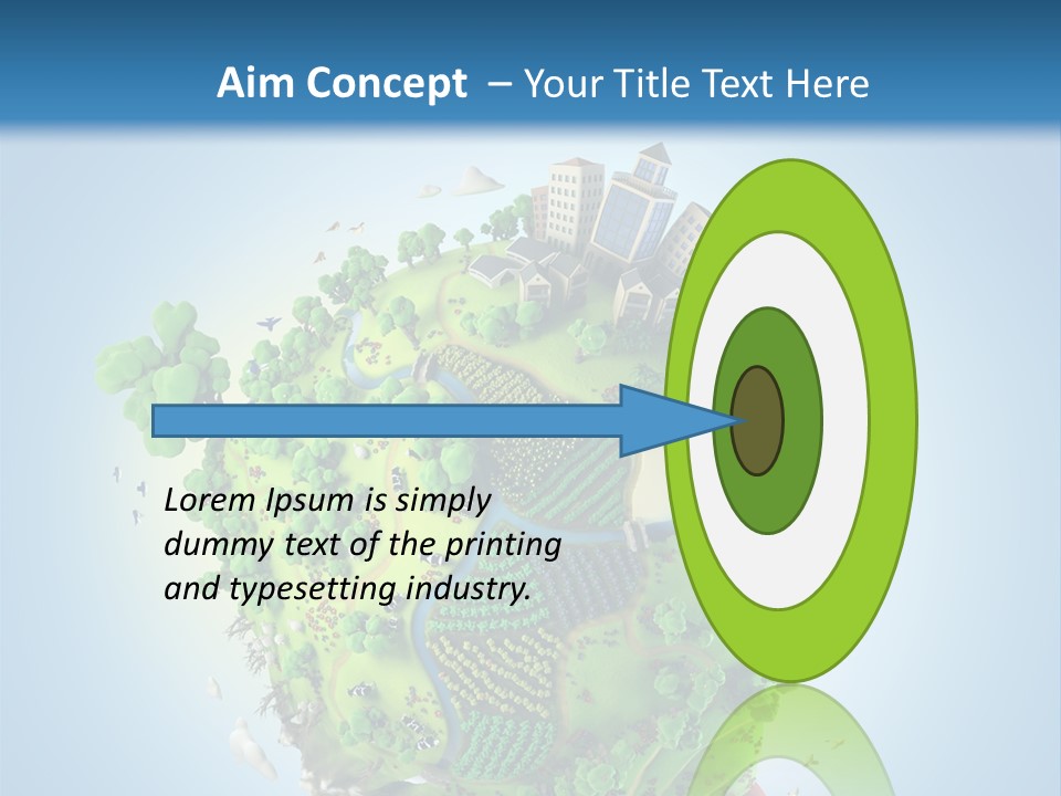 Birds Clouds Water PowerPoint Template