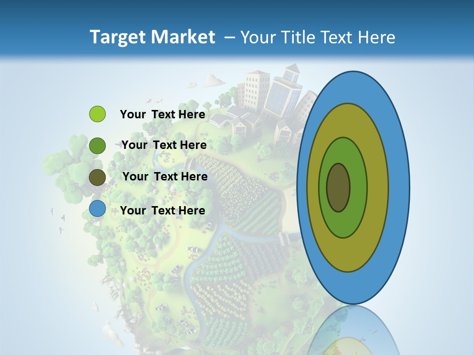 Birds Clouds Water PowerPoint Template