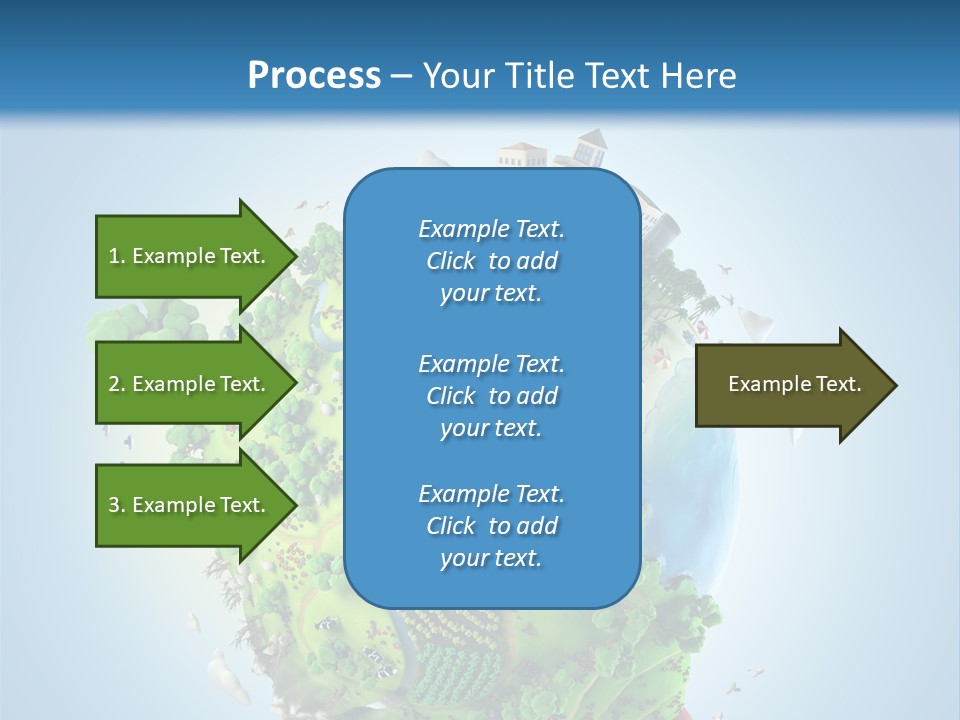 Birds Clouds Water PowerPoint Template