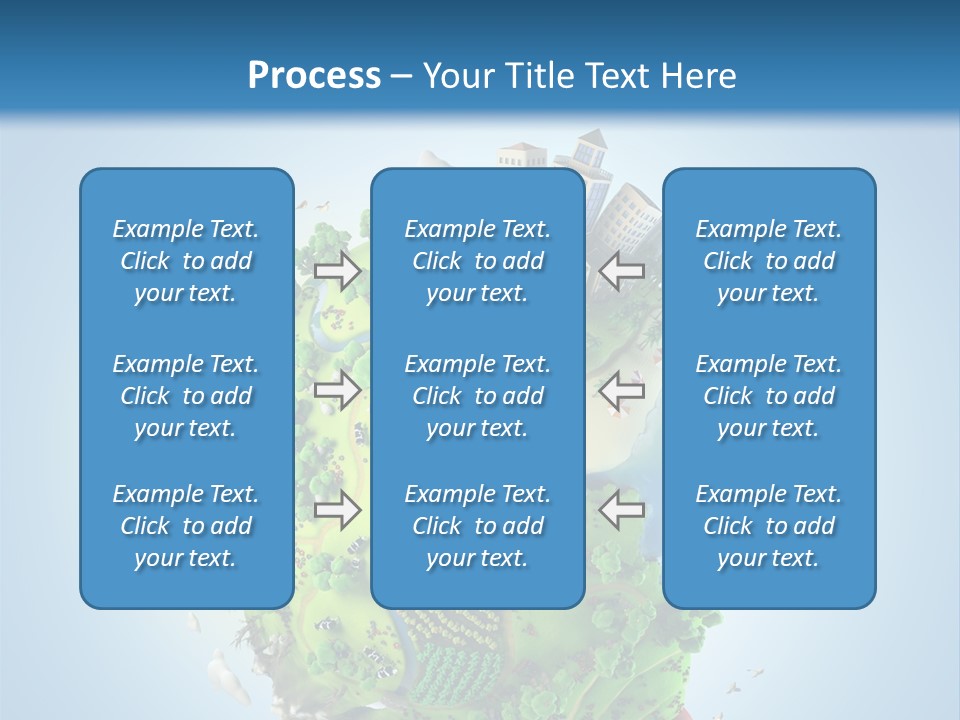 Birds Clouds Water PowerPoint Template
