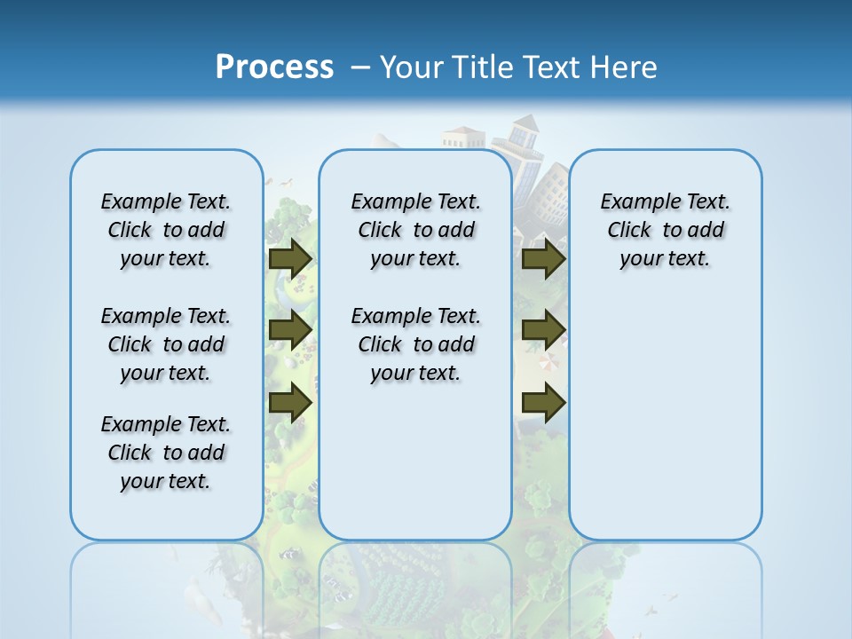 Birds Clouds Water PowerPoint Template