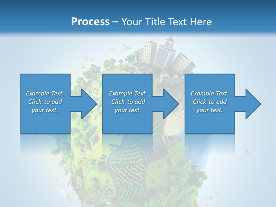 Birds Clouds Water PowerPoint Template