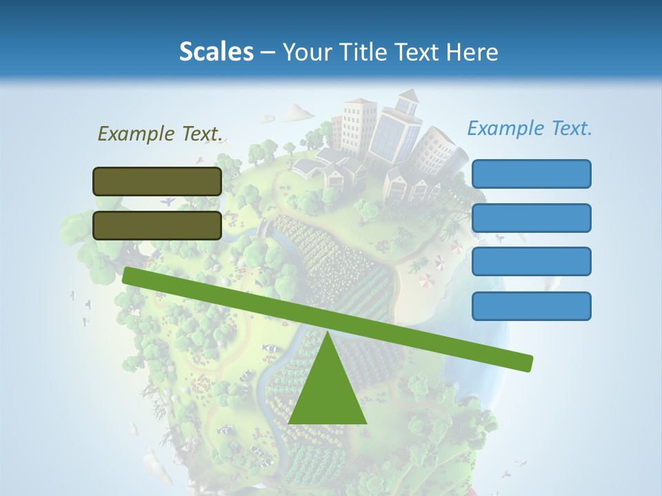 Birds Clouds Water PowerPoint Template