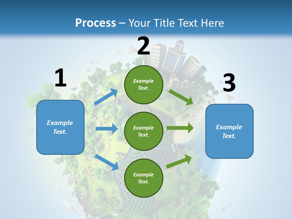 Birds Clouds Water PowerPoint Template