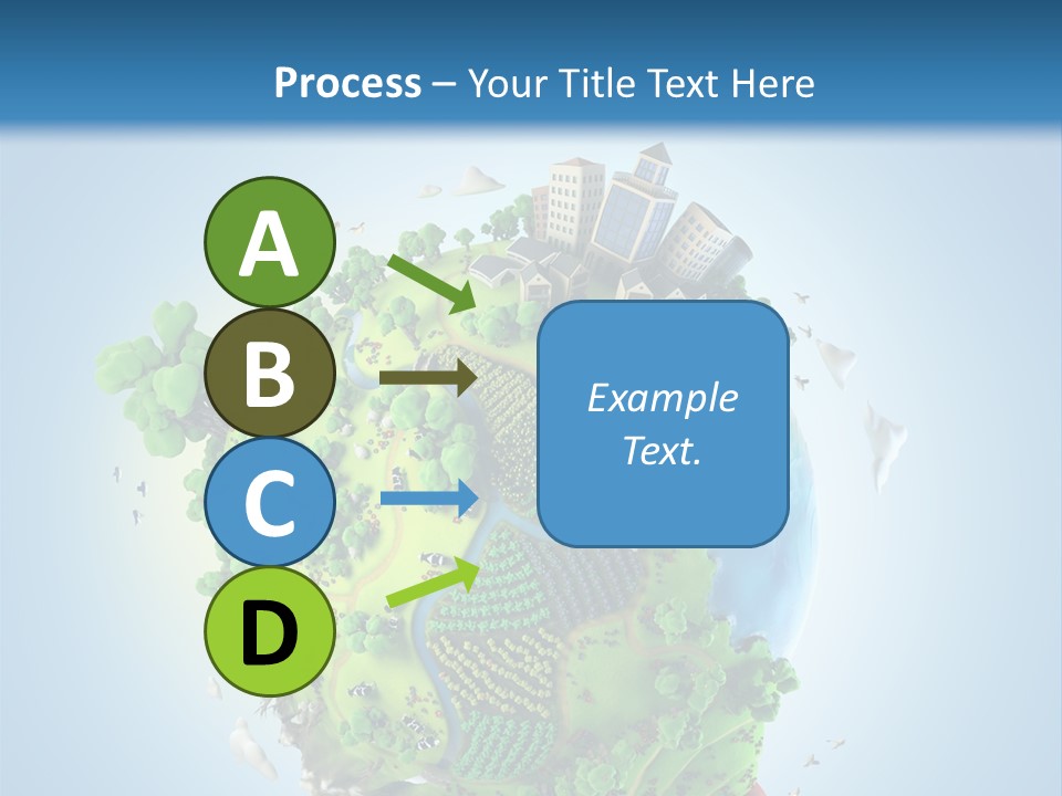 Birds Clouds Water PowerPoint Template