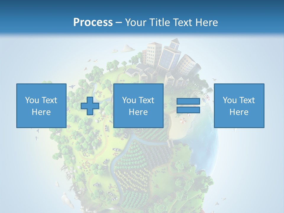 Birds Clouds Water PowerPoint Template