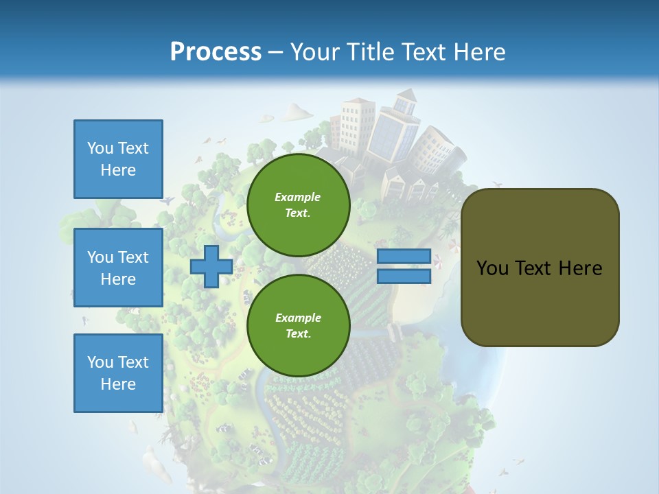 Birds Clouds Water PowerPoint Template